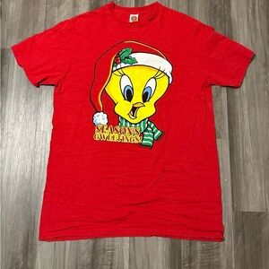Vintage Christmas tweety bird shirt